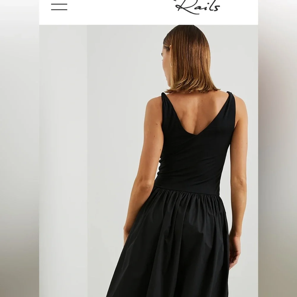 Rails Elegant Black Sleeveless Dress - Picture 5 of 5